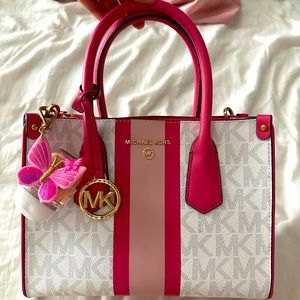 MK Pink Tote Bag